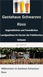 Mobile Screenshot of gasthaus-schwarzes-ross.de